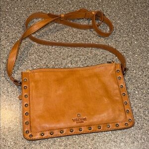 Wild west leather crossbody bag